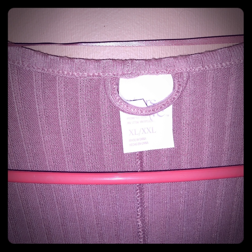 Stars Above blush ruffle sleeve robe